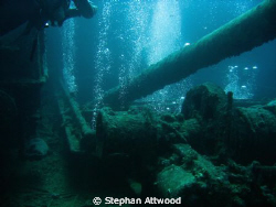 Bubble Bath on the Thistlegorm. by Stephan Attwood 